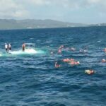 Catamarán lleno de vacacionistas se accidenta en Samaná