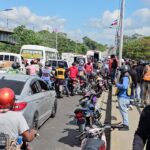 Accidente múltiple en el Puente Francisco J. Peynado (puente de Villa Mella) deja al menos cuatro heridos
