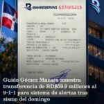  Guido Gómez Mazara, muestra transferencia bancaria Sistsema 911 para operar las alertas