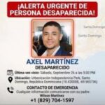 Esta desaparecido Axel Martínez familiares estan angustiado